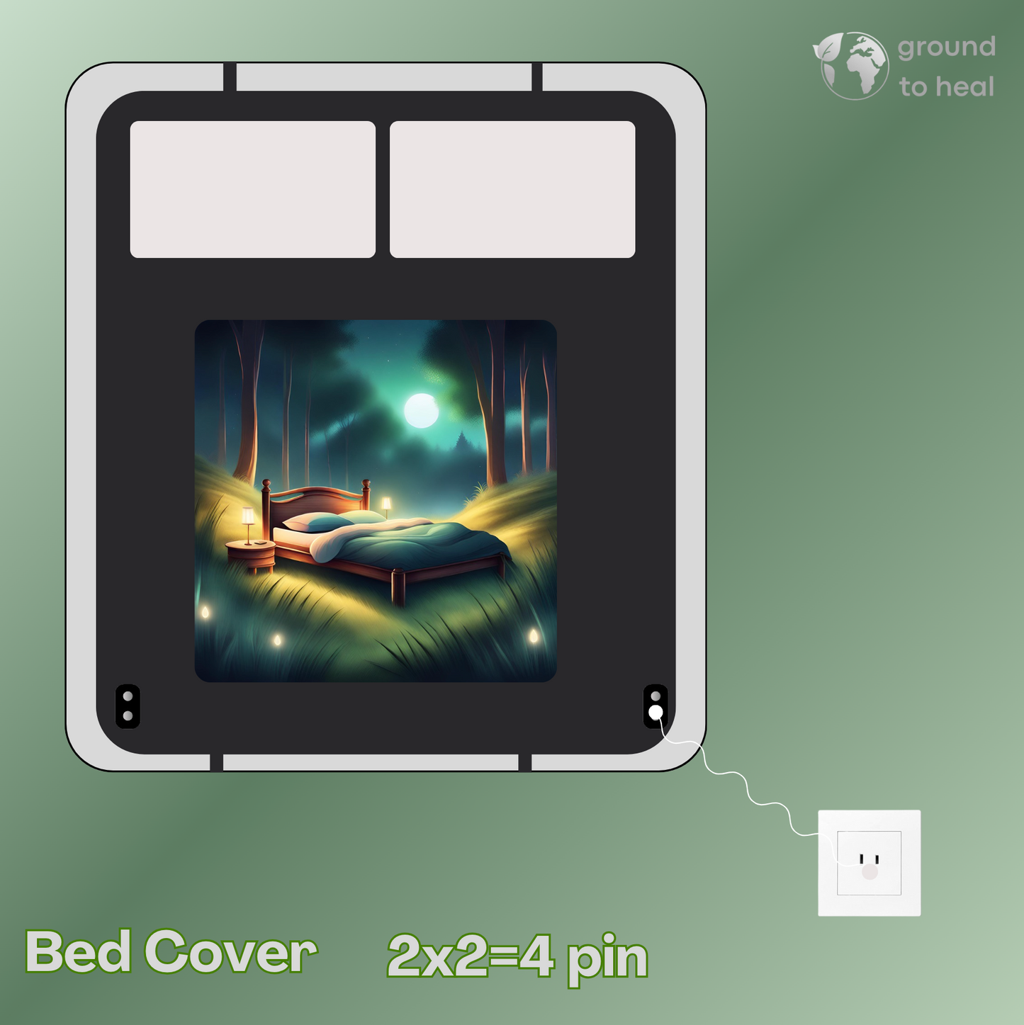 Ground to Heal® Bedhoes Geleidend Leer