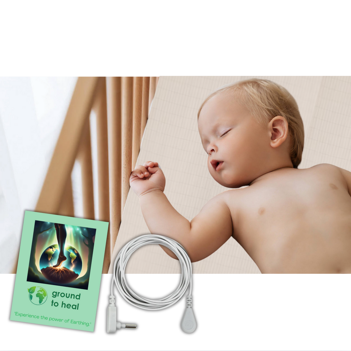 Ground to Heal® Bedlaken voor Baby