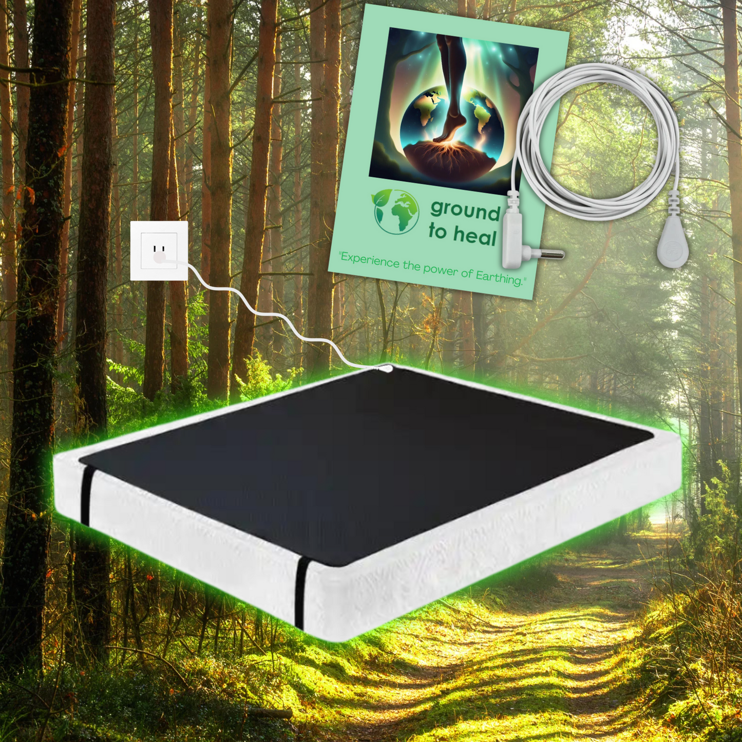 Ground to Heal® Bedhoes Geleidend Leer