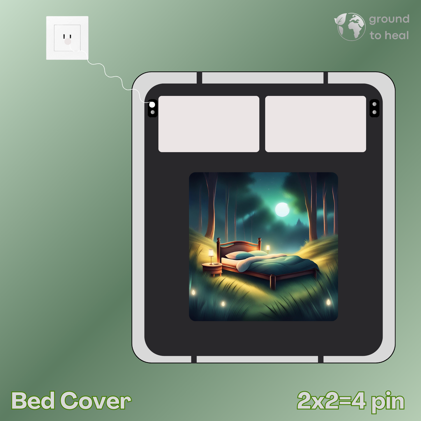 Ground to Heal® Bedhoes Geleidend Leer