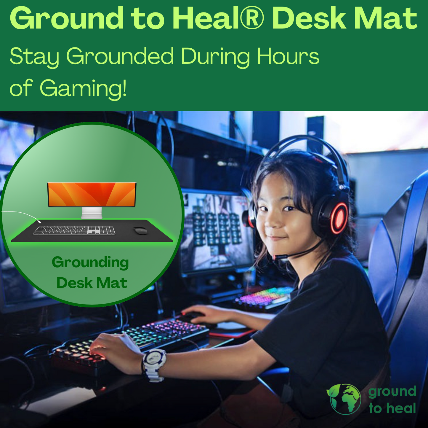 4x Ground to Heal® Universele Mat